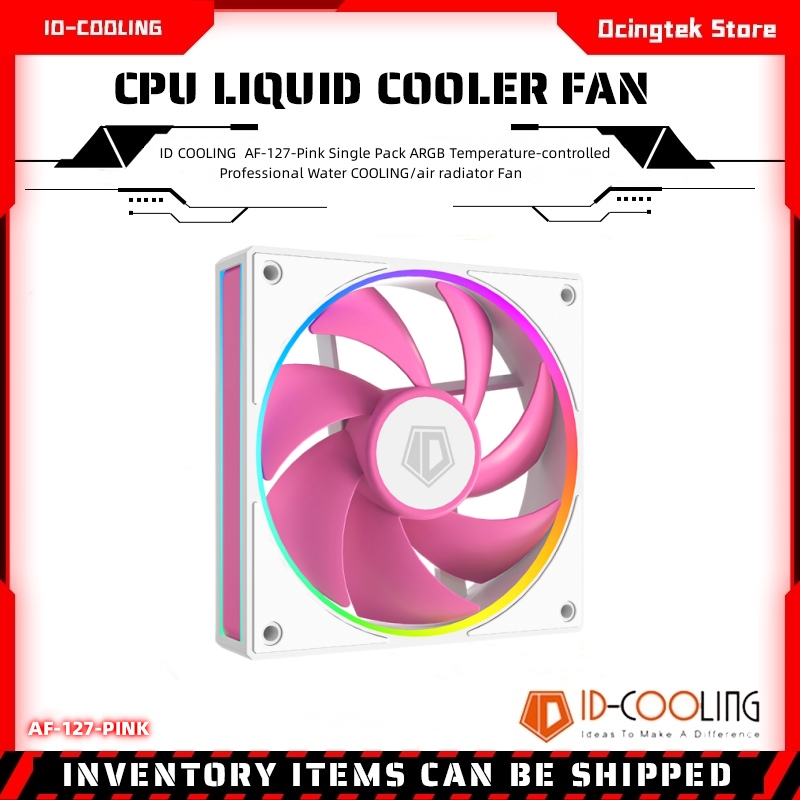 Fan Hub Rgb Controller - ID COOLING AF-127-Pink Einzelpack ARGB Temperaturgesteuerter