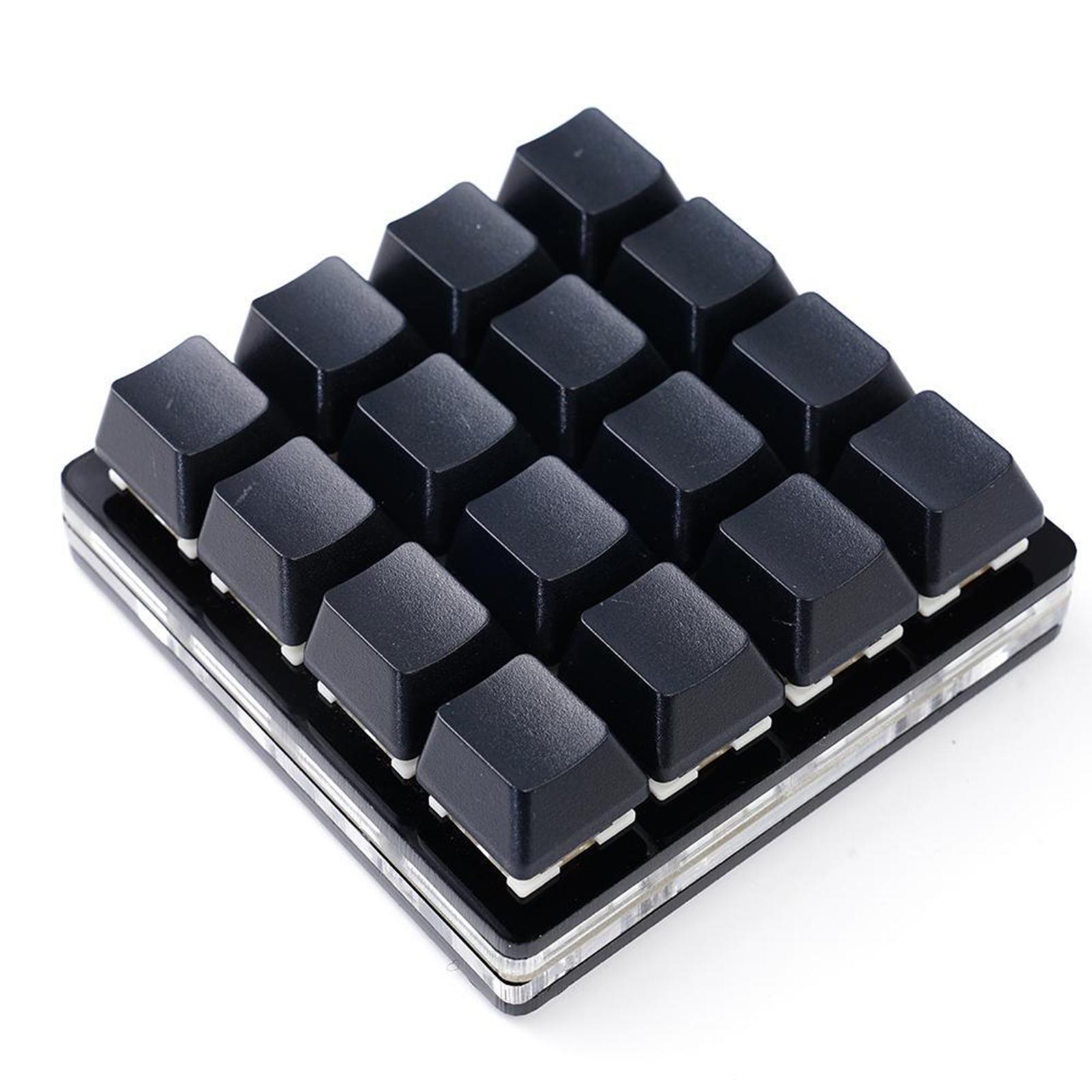 Keyboard Numpad Separate - 2/3/4/6/7/8/9/16 Tasten Schwarzes Mini-Keypad Mechanische Tastatur