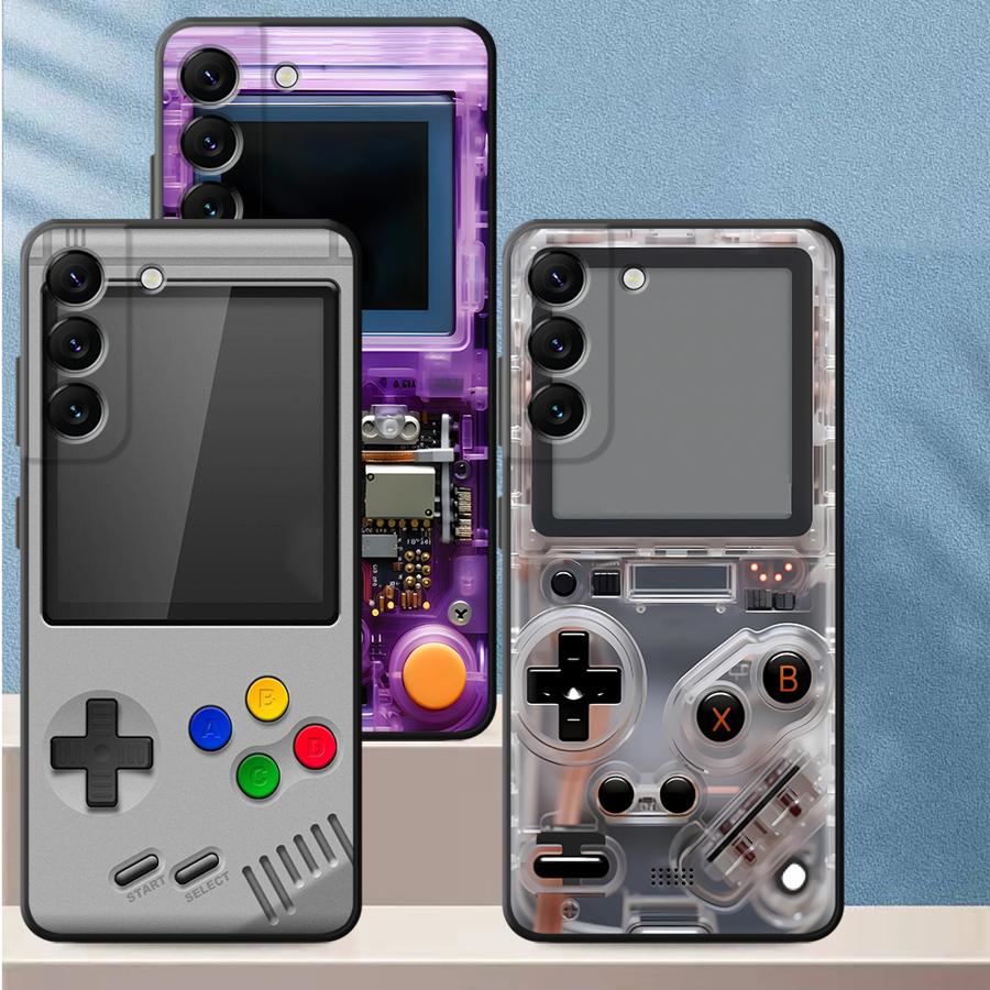 Gaming Accessories For Your Phone - Lila Gaming-Konsolen Handyhülle für Samsung Galaxy