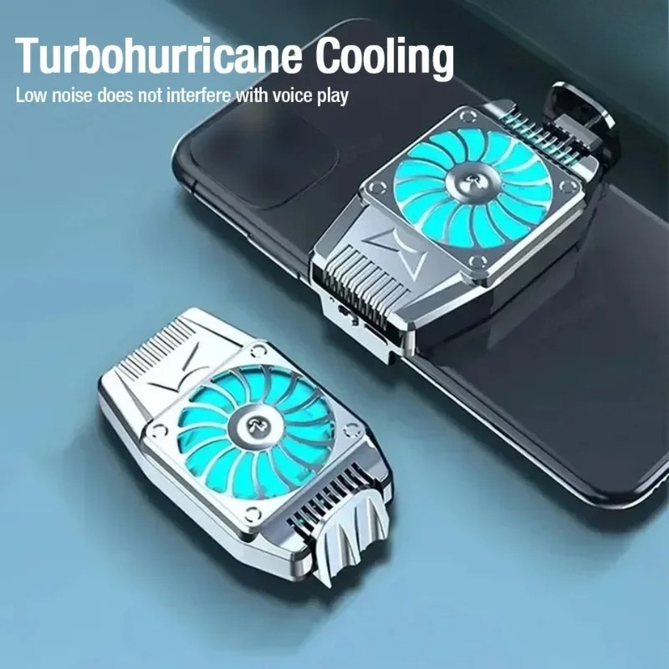 Gaming Accessories For Mobile - Tragbarer Mini-Luftkühler mit Rückenclip für Mobiltelefone,