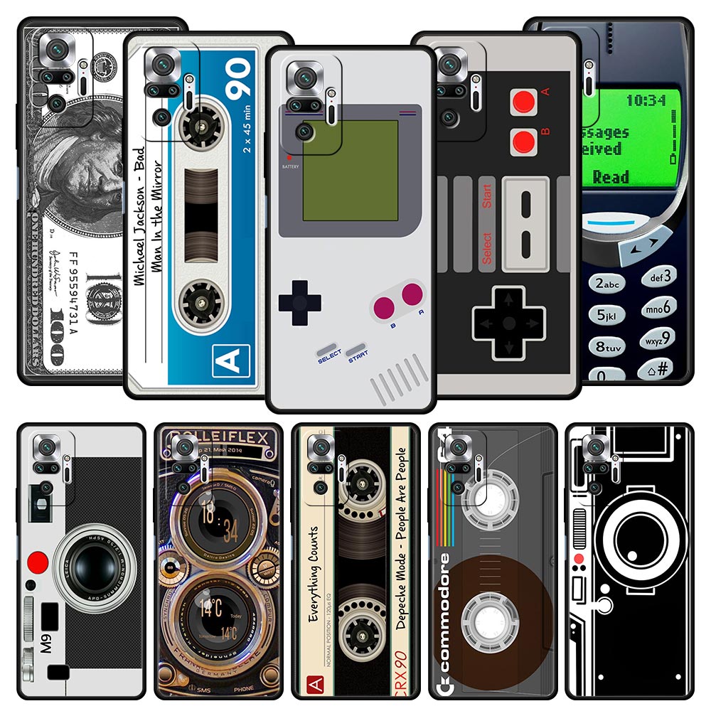 Gaming Accessories For Your Phone - Vintage Band Kamera Gameboy Telefon Fall