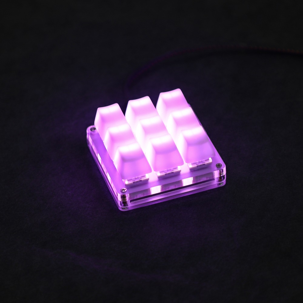 Keyboard Numpad Separate - 9 Tasten qmk hotswap ymdk rgb