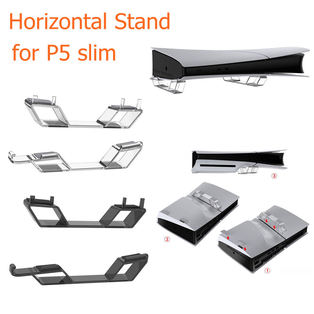 Gaming Accessories For Mobile - Horizontaler Ständer für PS5 Slim Digital/Disc-Spielekonsolenhalter