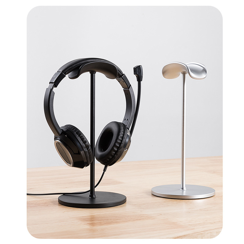 Gaming Accessories Setup - Kopfmontierter Kopfhörerständer aus Metall, rutschfester, abnehmbarer