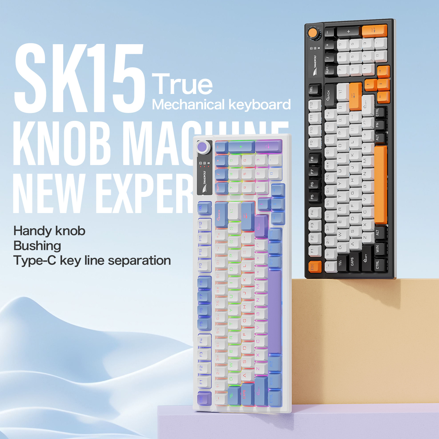 Keyboard Numpad Separate - Spanisch mechanische Tastatur Spanisch Russisch Arabisch