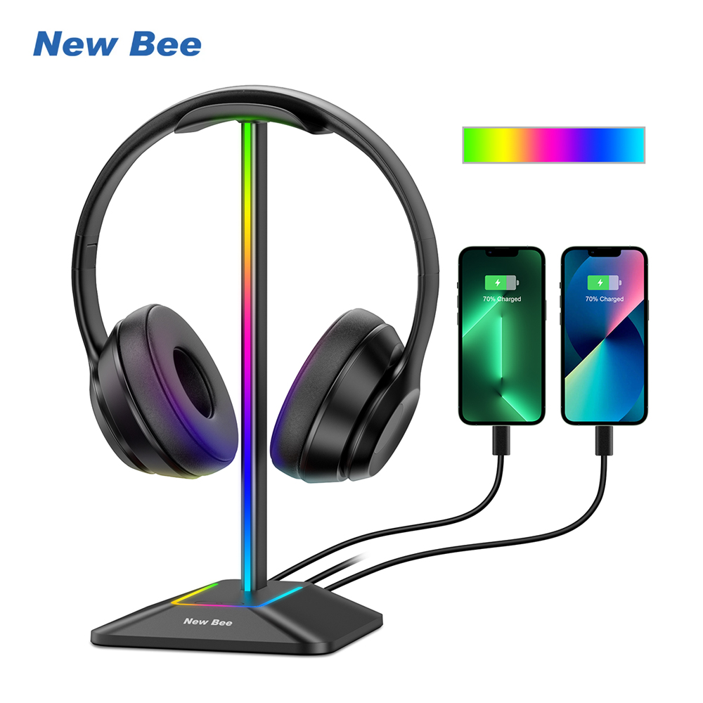 Neuer Bee Z8 RGB-Kopfhörerstän – Gaming Accessories Setup Bewertung und Preis