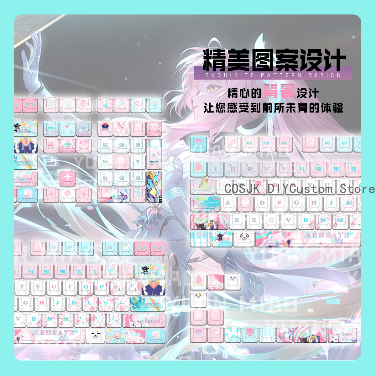 122 Tasten Anime Wuthering Wav – Gaming Accessories Computer Bewertung und Preis