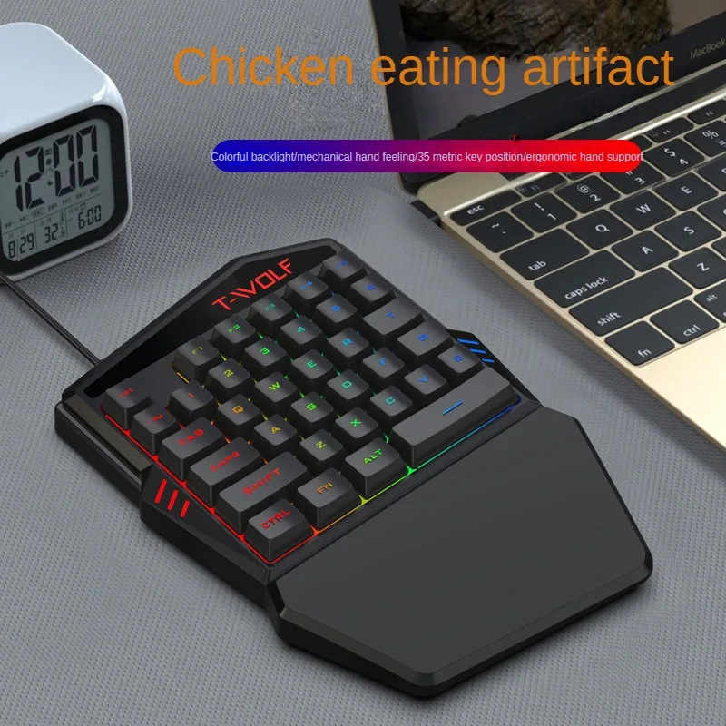 T-WOLF TF900 Einhand-Tastatur- – Gaming Accessories For Your Phone Bewertung und Preis