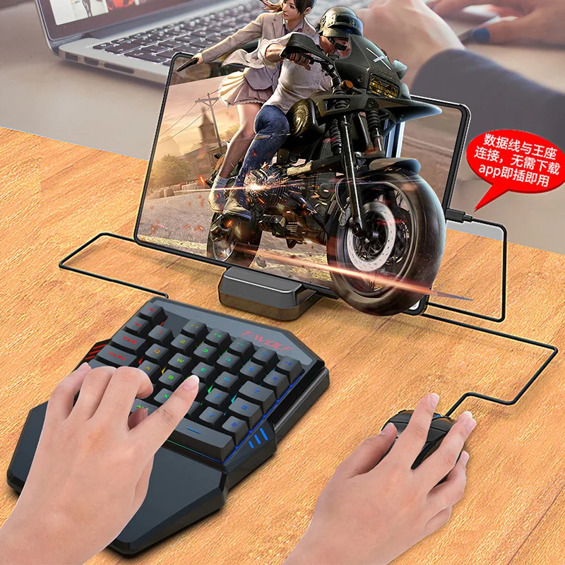 T-WOLF TF900 Einhand-Tastatur- – Gaming Accessories For Your Phone Bewertung und Preis