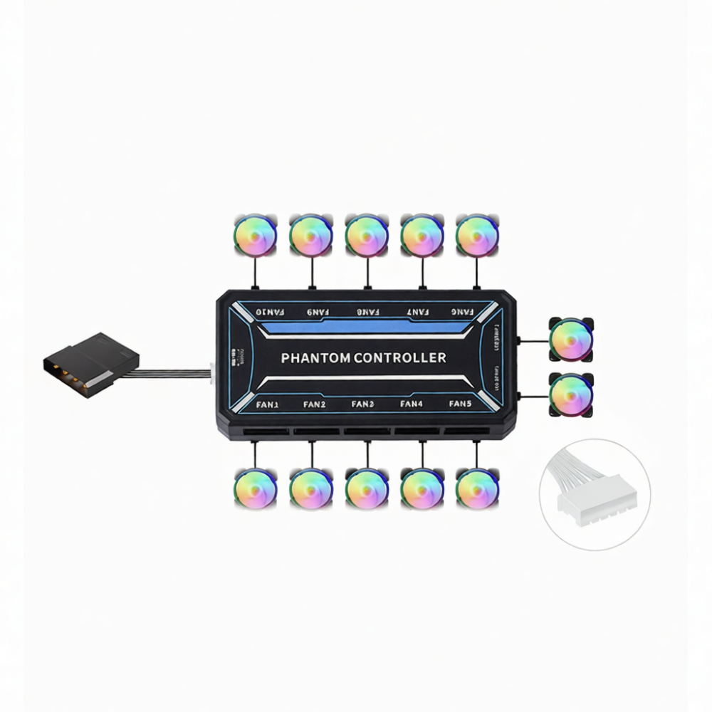 Ferngesteuerter 6-Pin RGB-Lüft – Fan Hub Rgb Controller Bewertung und Preis