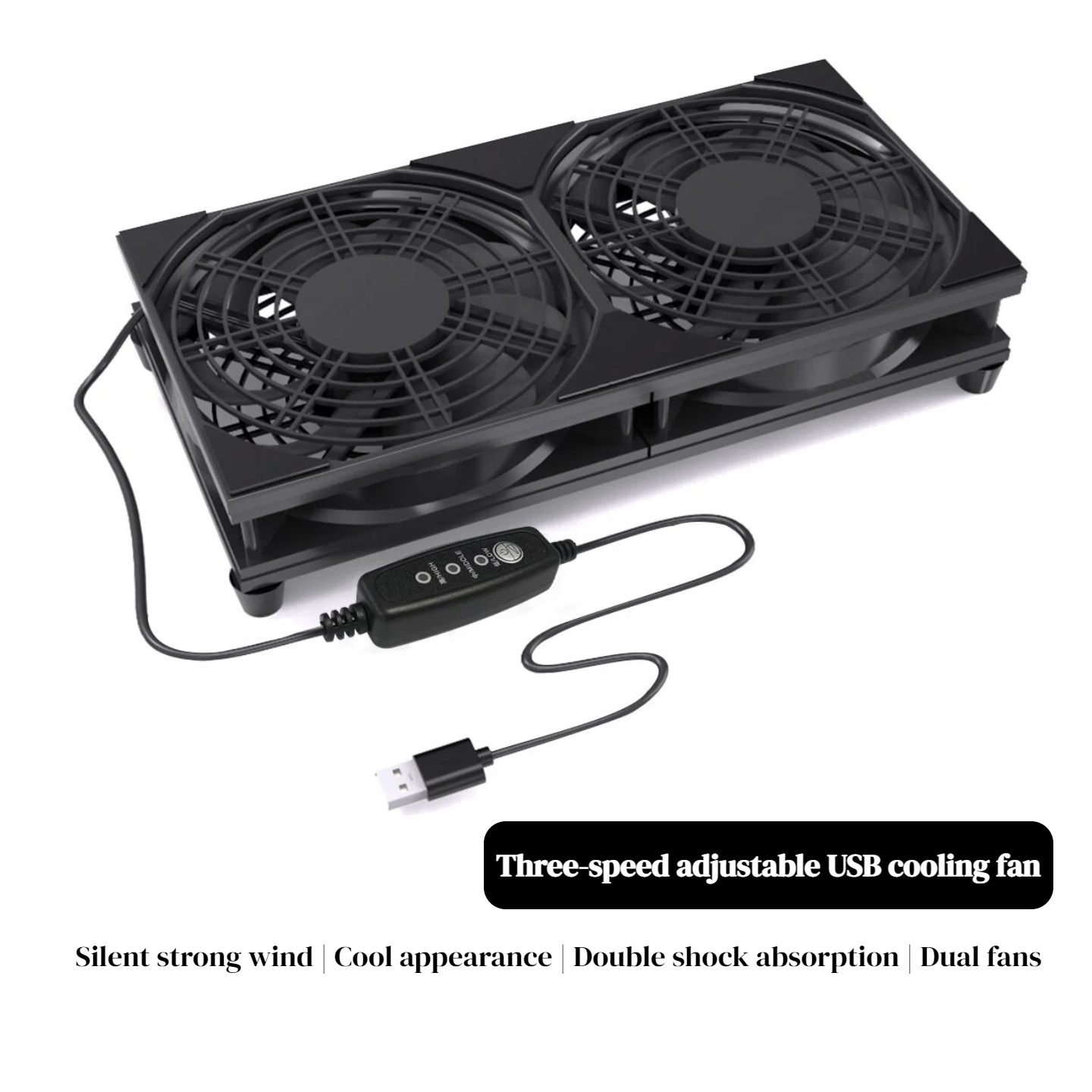 Dualer USB-Lüfter mit 3-Stufen – Fan Hub Rgb Controller Bewertung und Preis