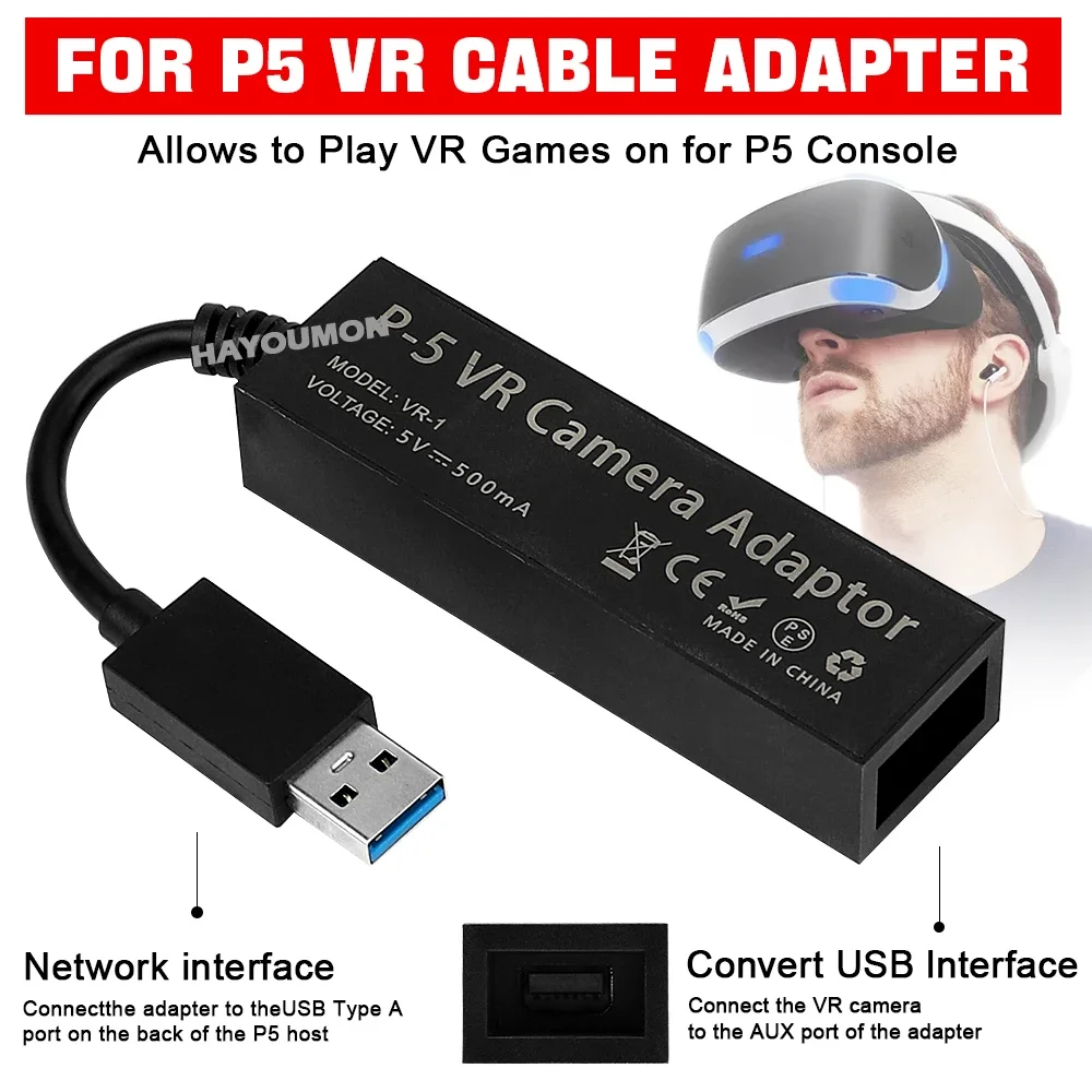 Für PS5 VR-Kabeladapter für PS – Gaming Accessories Vr Bewertung und Preis