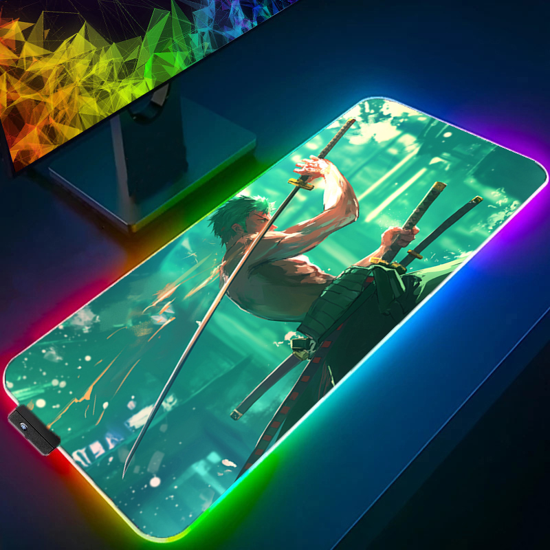 ONE PIECE Zoro Mauspad RGB Gam – Gaming Accessories Computer Bewertung und Preis