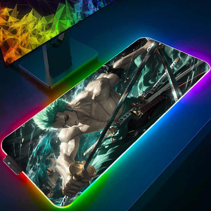ONE PIECE Zoro Mauspad RGB Gam – Gaming Accessories Computer Bewertung und Preis