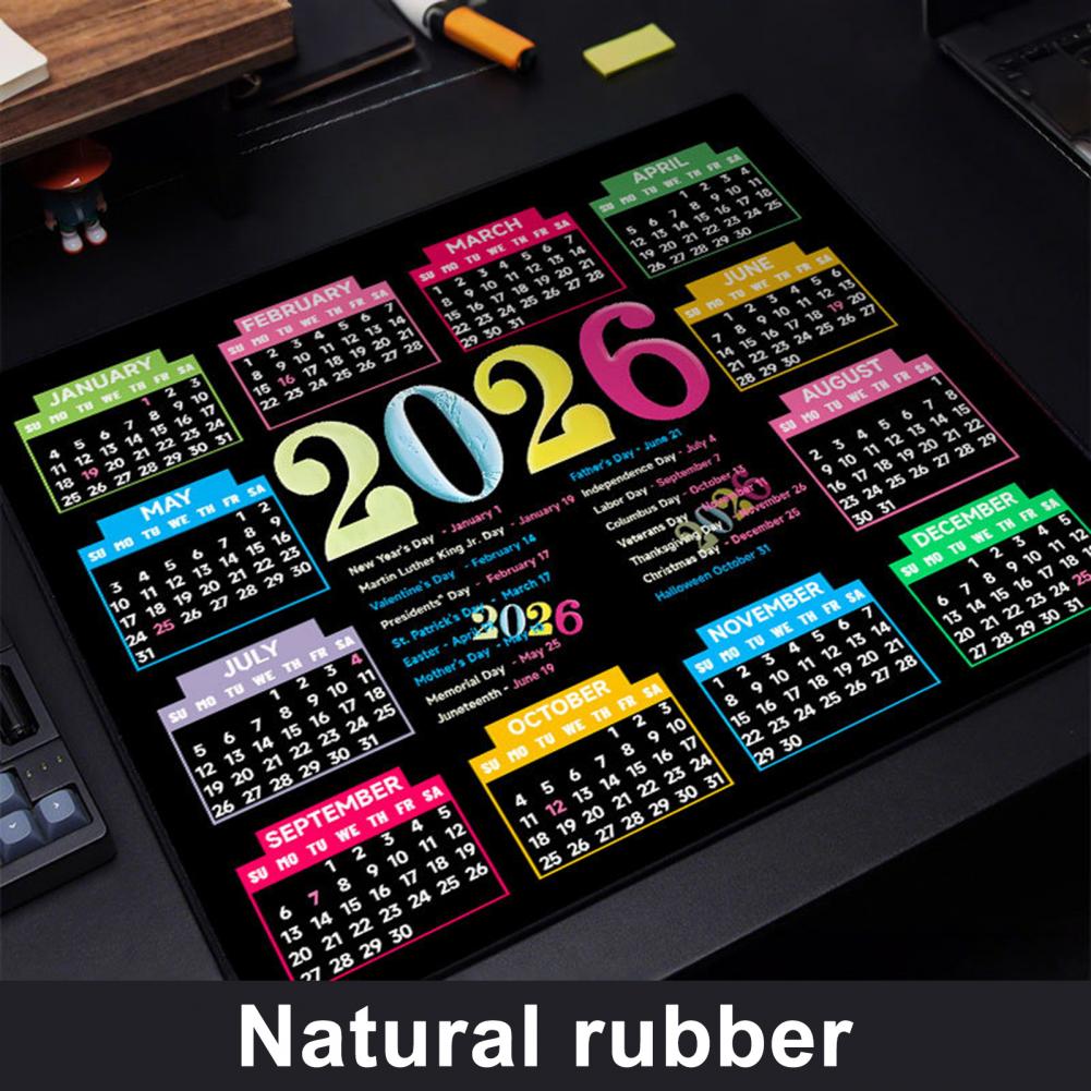 2026-Kalender-Mauspad, wasserd – Gaming Accessories Computer Bewertung und Preis