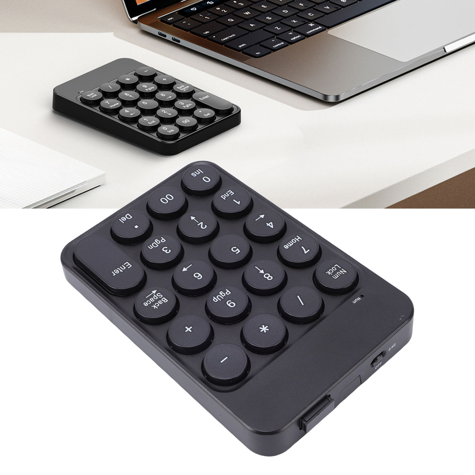 Mini-Ziffernblock mit runden T – Keyboard Numpad Separate Bewertung und Preis