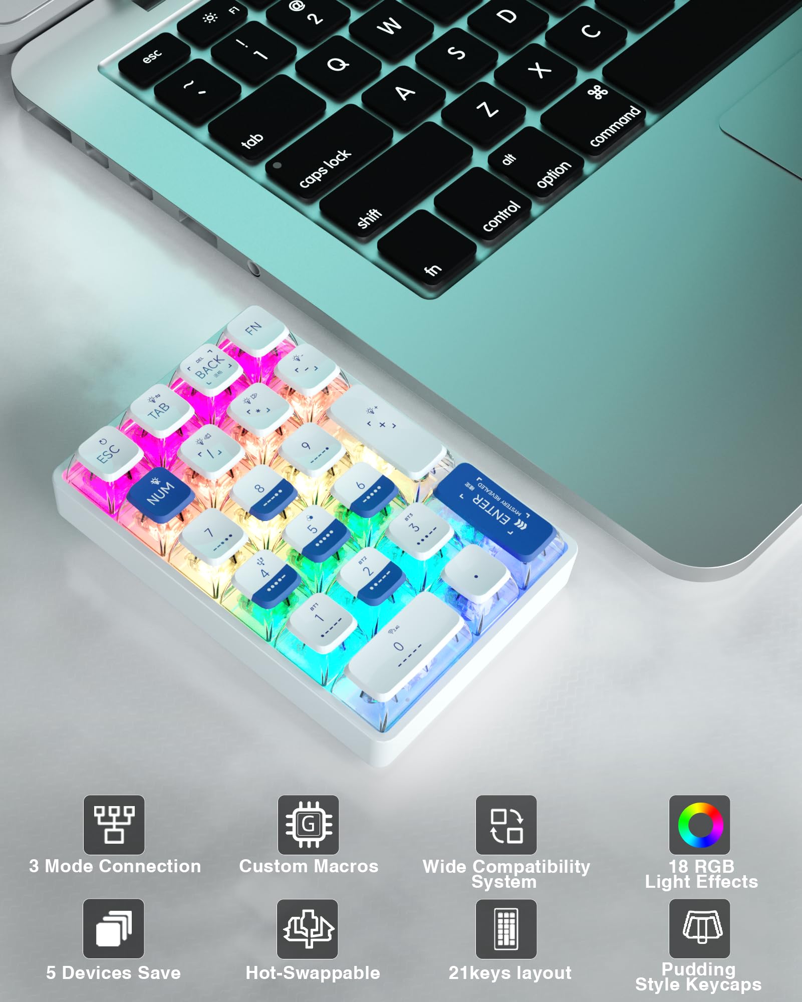 LEOBOG K21 Numpad-Tastatur Kab – Keyboard Numpad Separate Bewertung und Preis