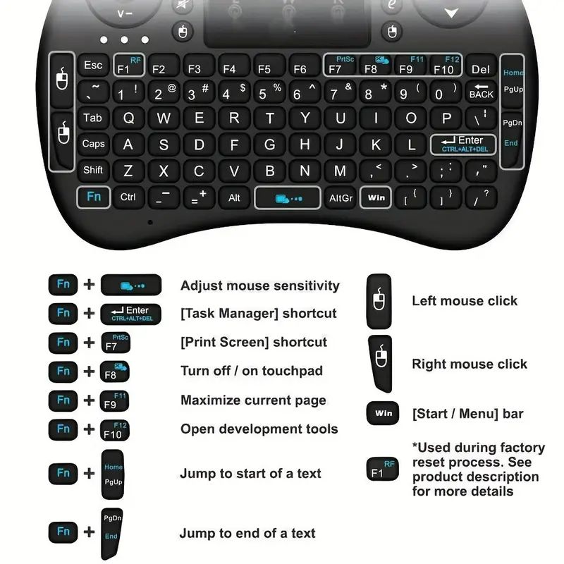 Mini-Wireless-Tastatur, 2,4 GH – Gaming Accessories For Laptop Bewertung und Preis