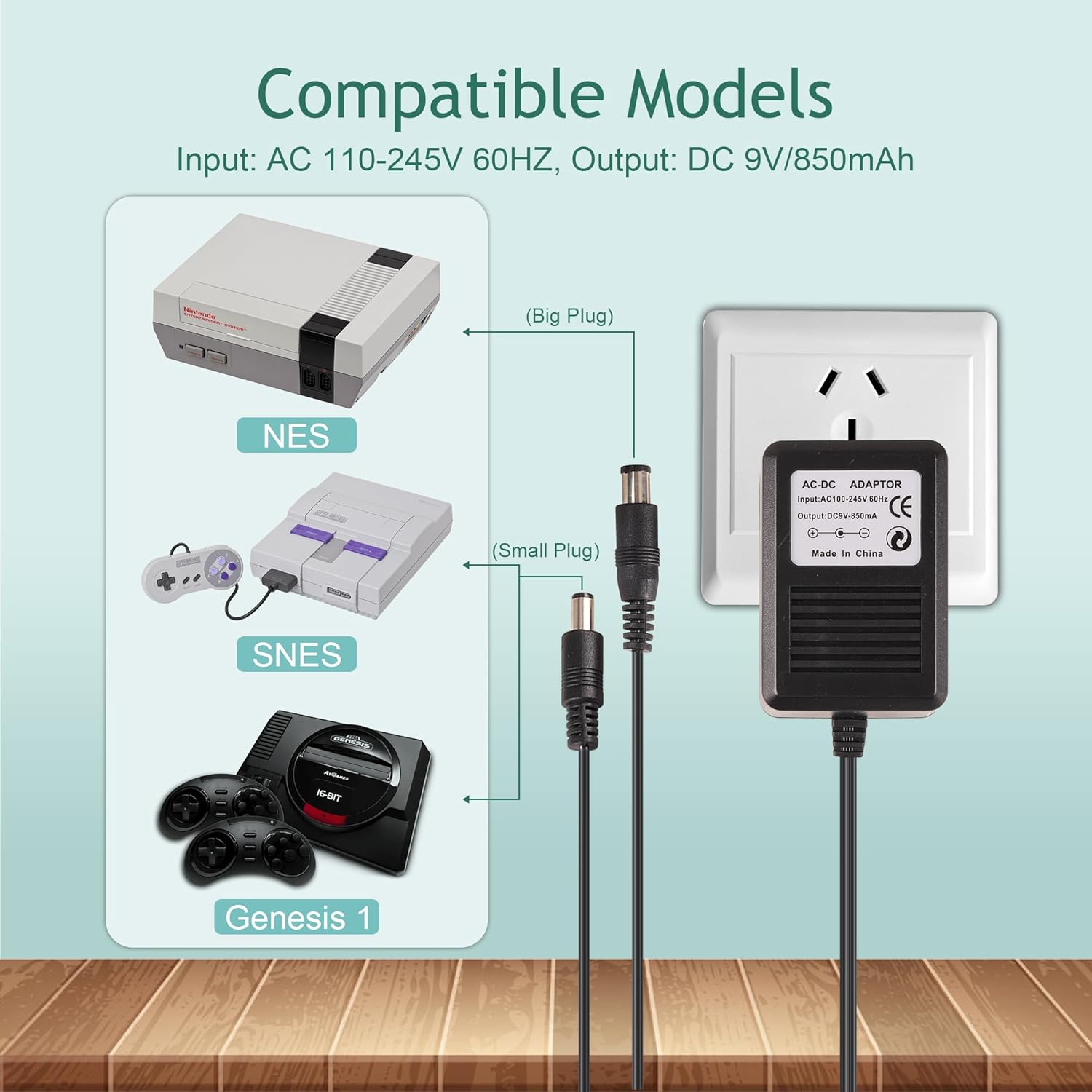 US-Stecker 3-in-1 AC-Netzteila – Gaming Accessories Dropshipping Bewertung und Preis