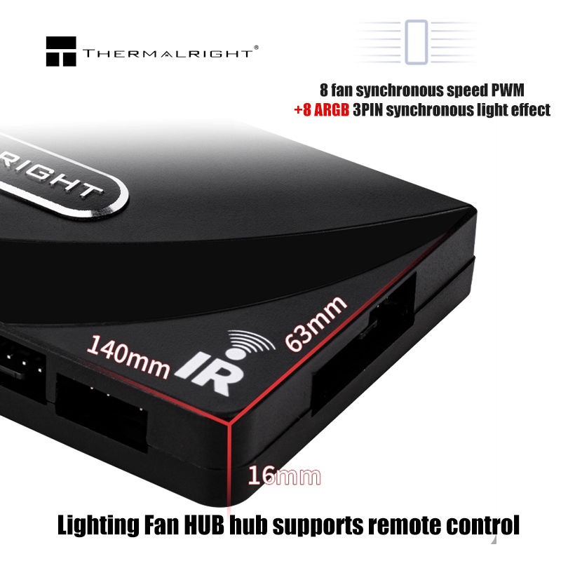 Thermalright 1 bis 8 4-poliger – Fan Hub Rgb Controller Bewertung und Preis